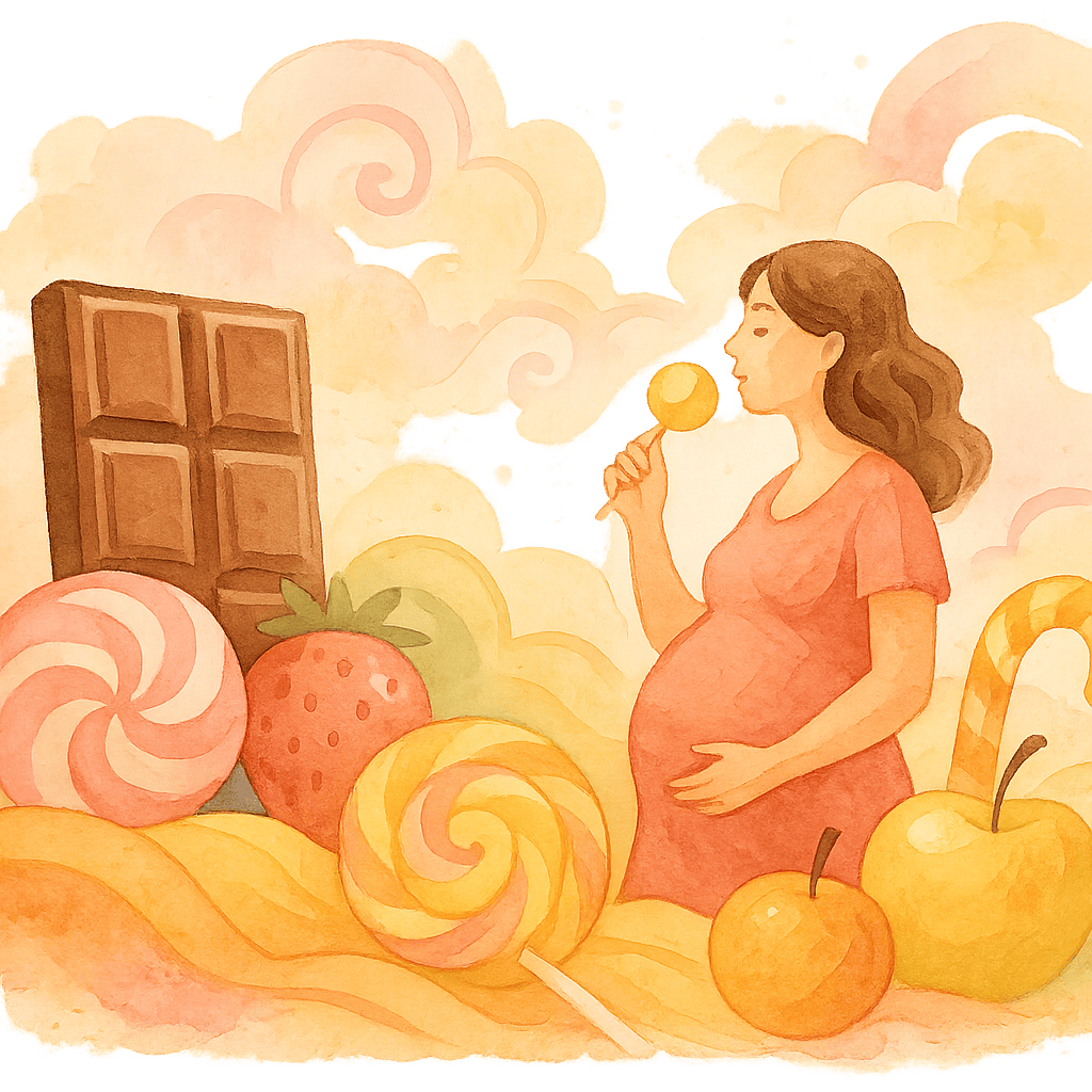 Почему беременных тянет на сладкое?