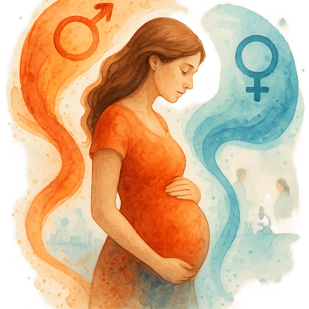 Пол ребенка и уровень тестостерона у беременной женщины