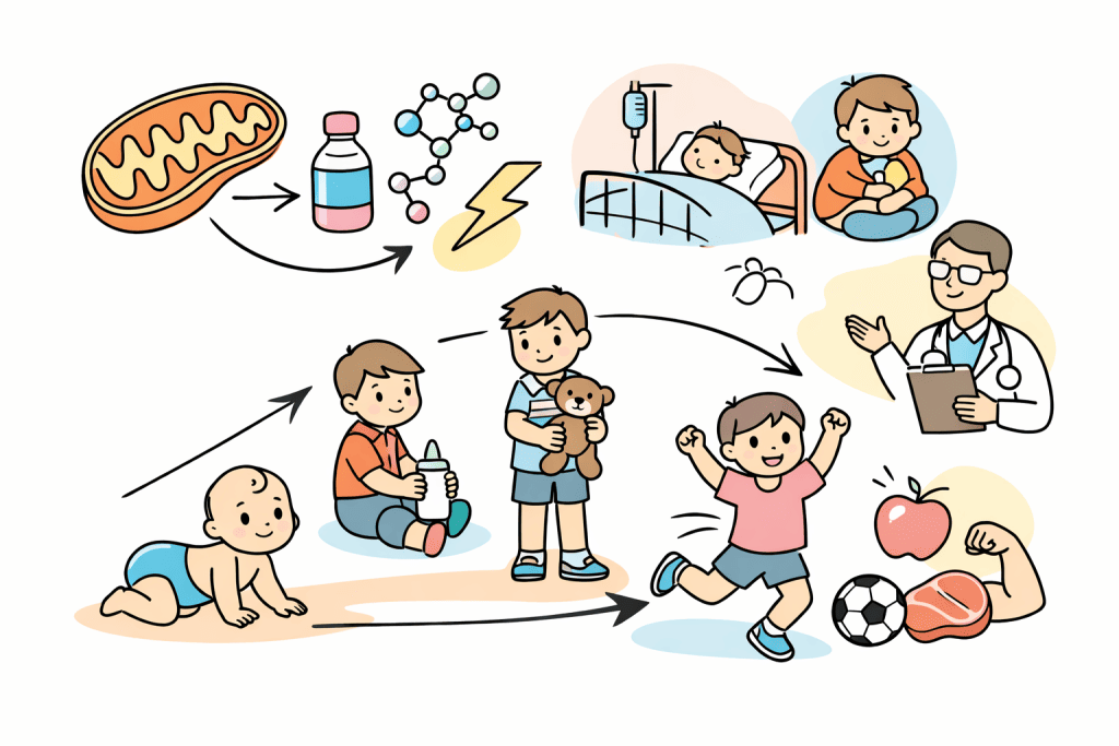 Роль L-карнитина в развитии и восстановлении ребенка