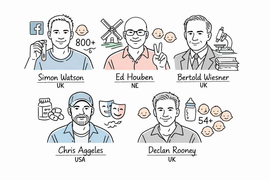 Пять самых известных доноров спермы в мире