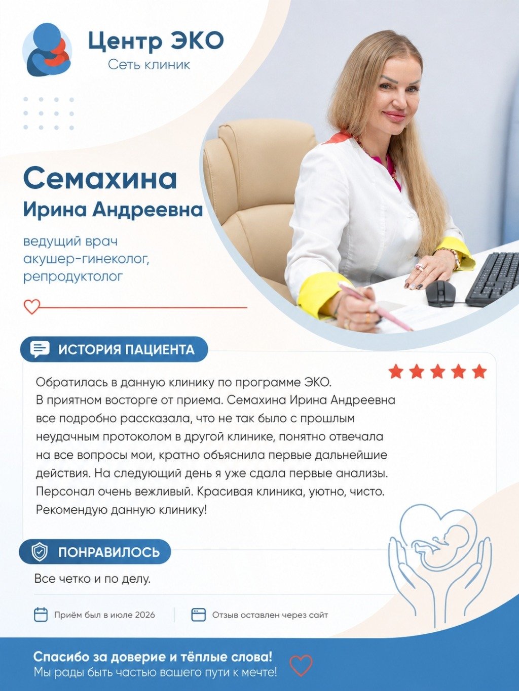 Отзыв пациентов