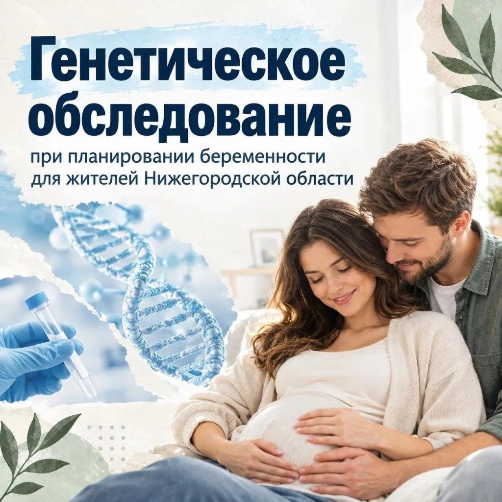 Жители Нижегородской области могут пройти бесплатное генетическое обследование при планировании беременности