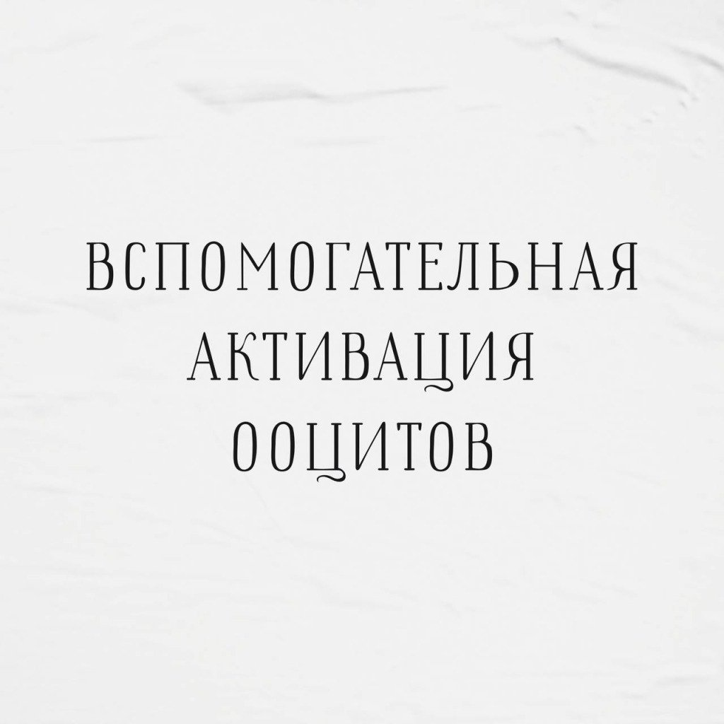 Вспомогательная активация ооцитов