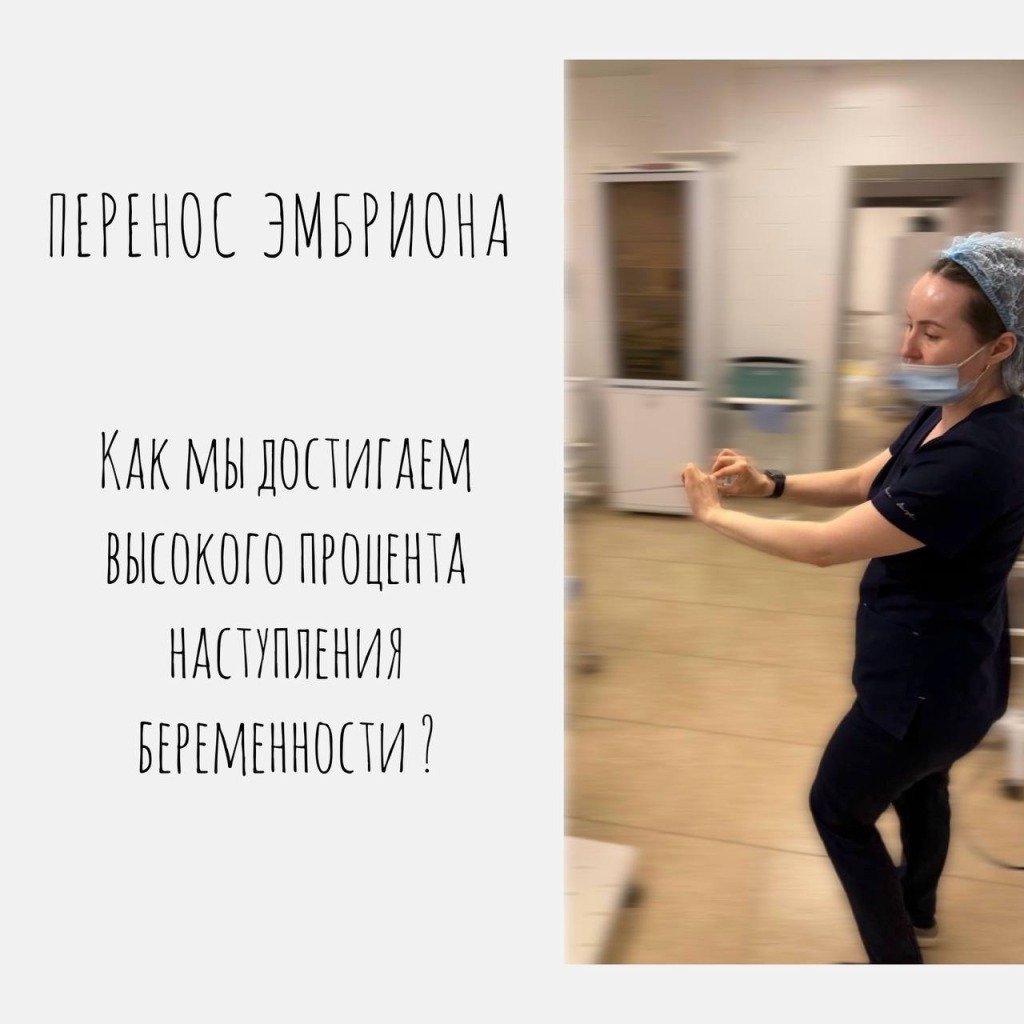 Перенос эмбриона: Как мы достигаем высокого процента наступления беременности?